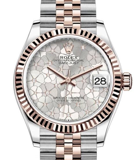 rolex datejust flireal dial acciaio|Rolex Datejust 31 gold.